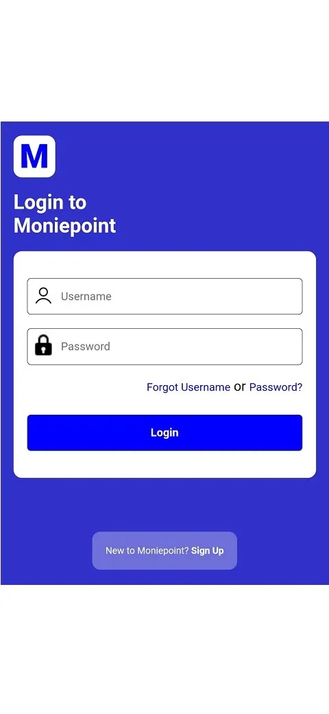 Moniepoint Login Page project image