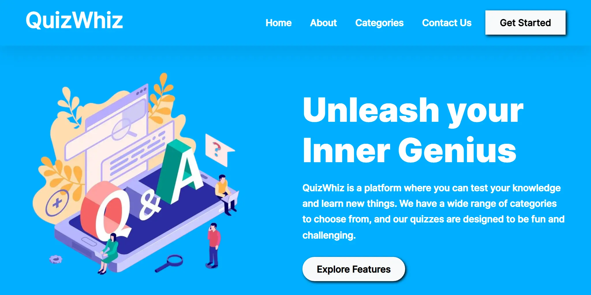 QuizWhiz project image