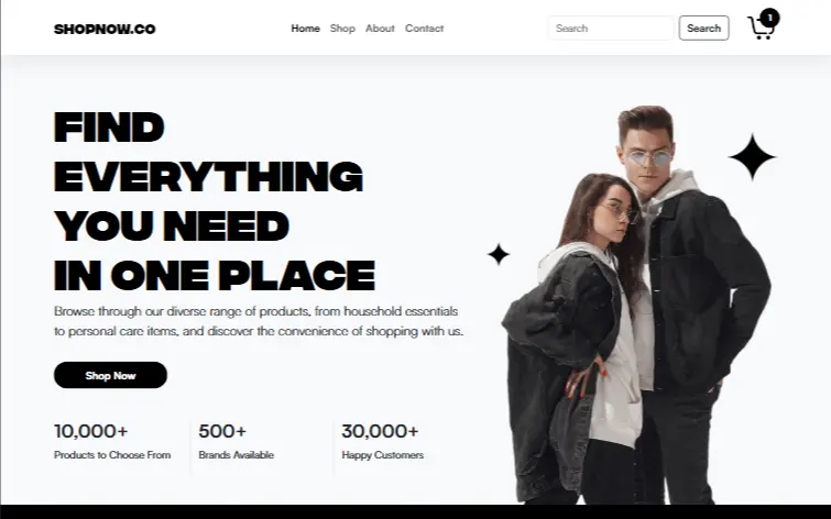 ShopNow project image